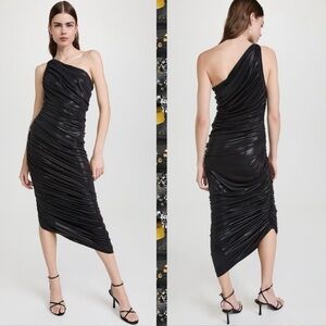 Norma Kamali Diana One Shoulder Cocktail Dress